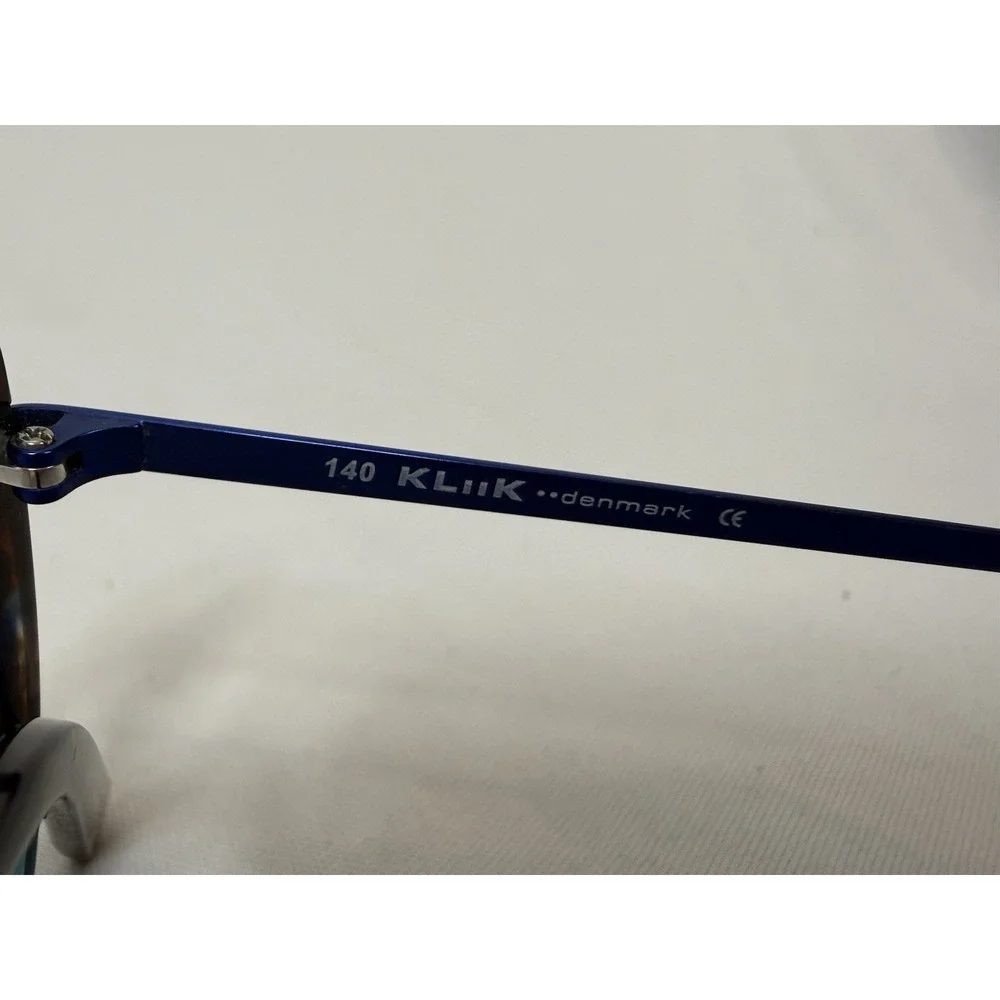 Kliik Denmark 709 S401 Blue Tortoise Eyeglasses Frames 48-17-140 Womens